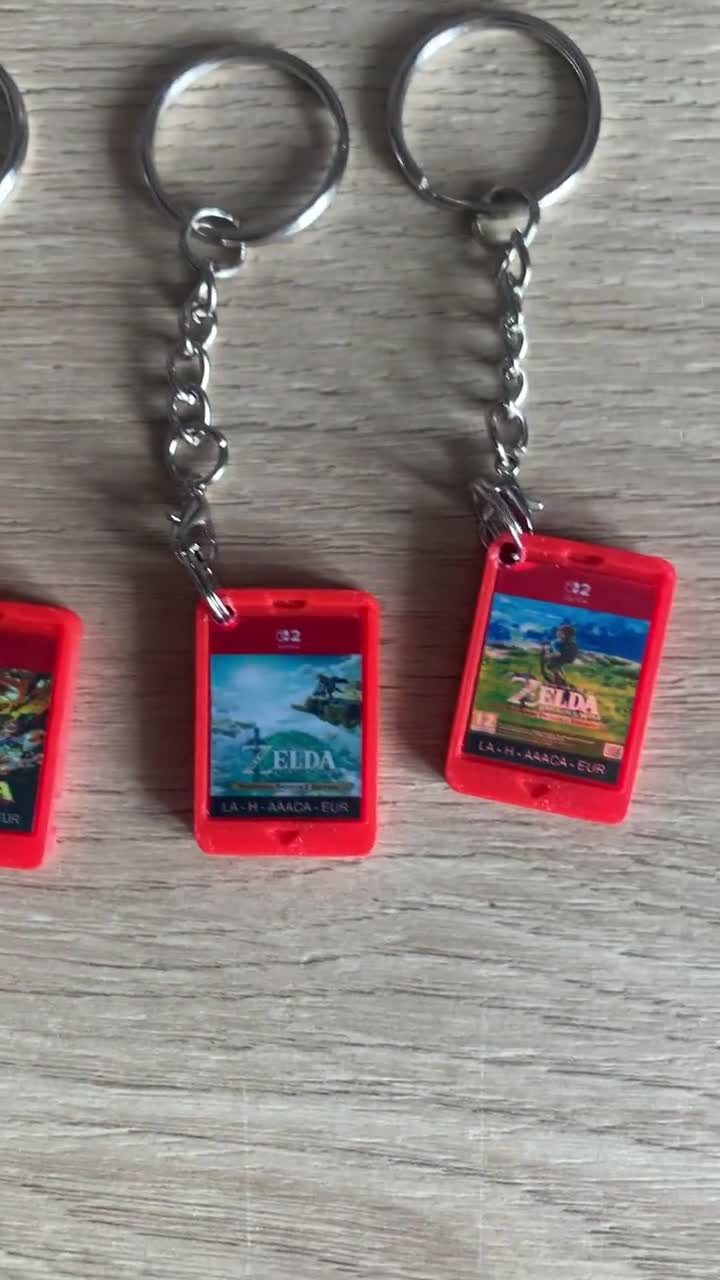 Nintendo Switch2 Keyrings. Zelda BOTW, Zelda TOTK, Mariokart World