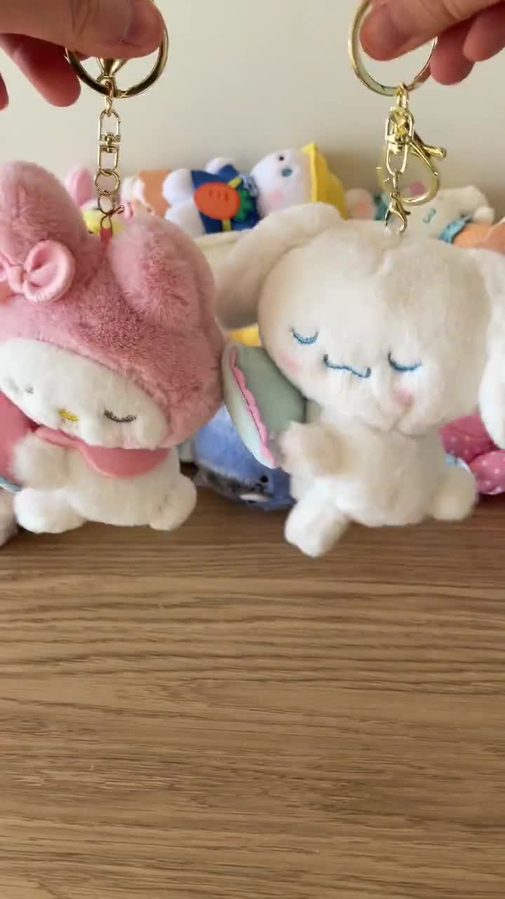 Sanrio Baby Cinnamoroll, Keychain Peluche Kuromi