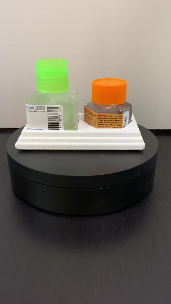 Porte-bouteille de colle Tamiya imprimé en 3D anti-basculement 6