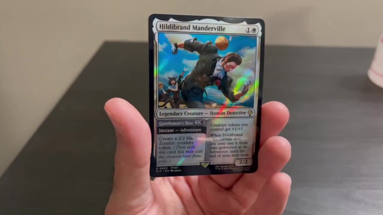 FF x MTG Holo Foil Proxy Card - Hildibrand Manderville - Diagonal Rainbow  Holo Foil Proxy Card - Gloss Finish -