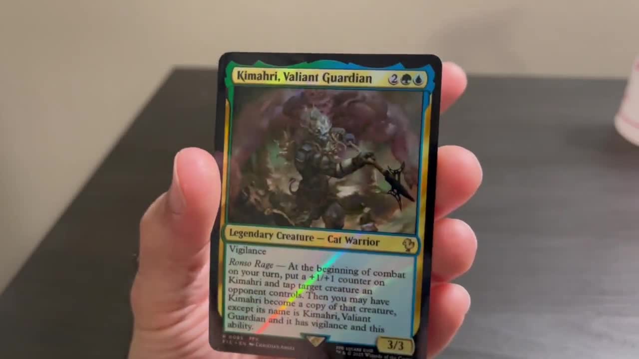 kimahri mtg card Kimahri, Valiant Guardian : Mint MTG Card : Final Fantasy Commander Decks