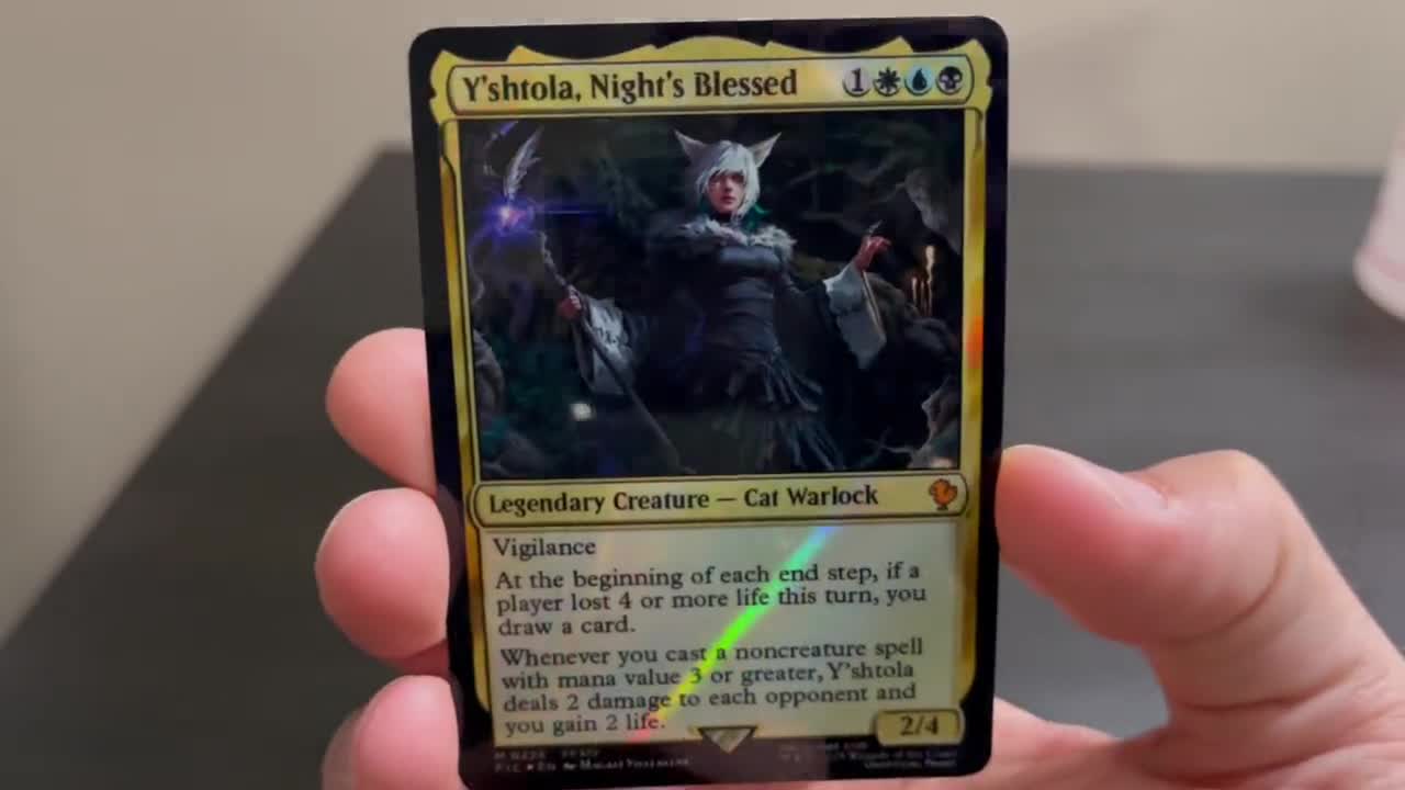 FF X MTG Holo Foil Proxy Card - Y'shtola, Night's Blessed