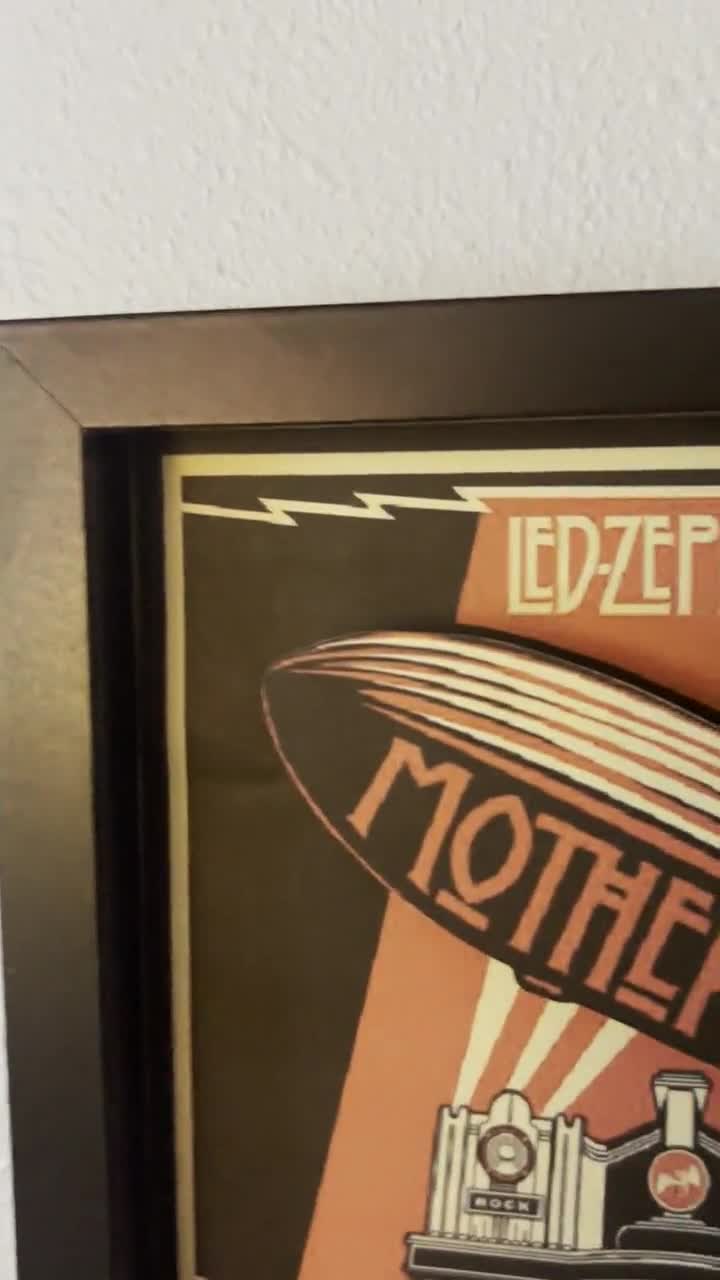 LED-ZEPPELIN MOTHERSHIP オリジナル両面ポスター - メルカリ