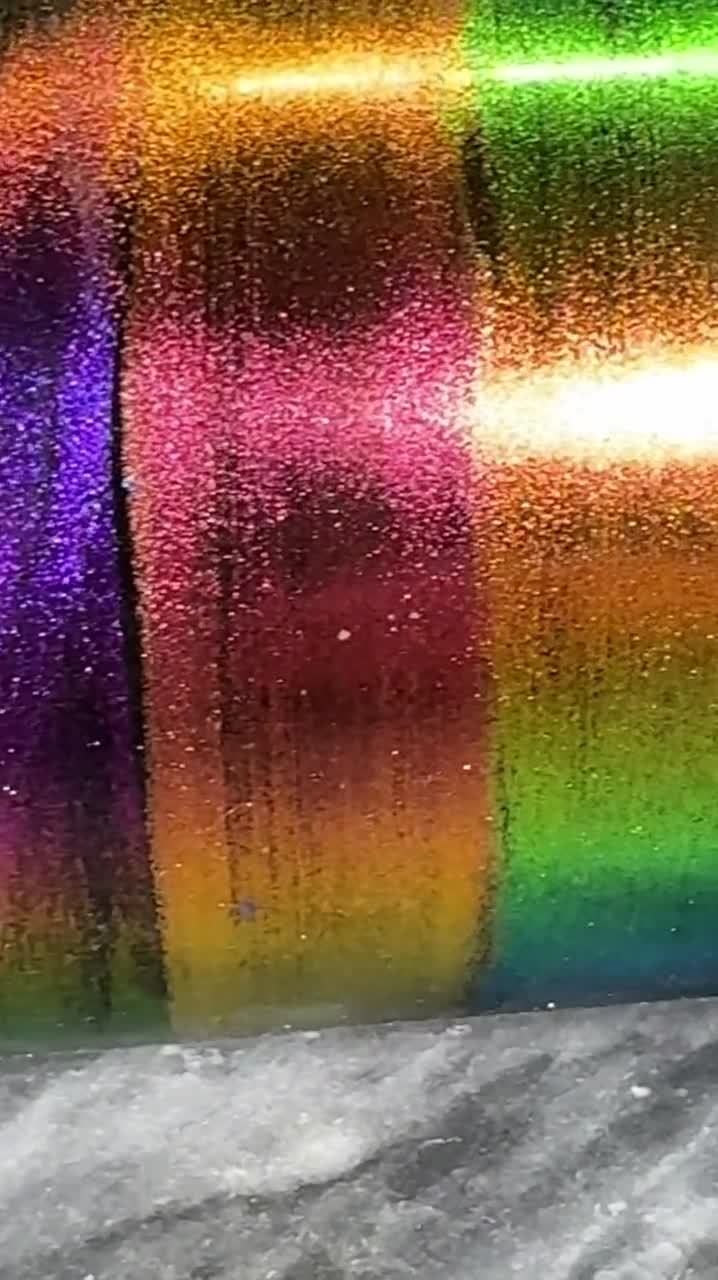 Mardi Gras Alcohol Inks: Hypershift Colorshift Chrome video poster