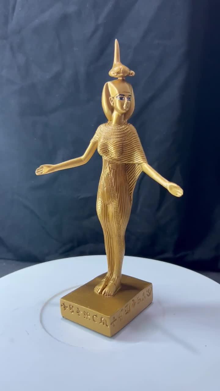 黄金のセルケト像：エジプトの癒しと魔法の女神 - Etsy 日本