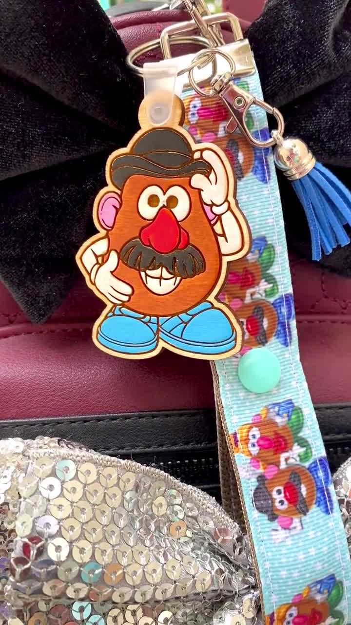 Mr Potato Head Toy Story Disney Ear Holder for Backpack W/ Custom Charm - Disney Ear Saver Mickey Ears Holder Key Fob Holder Headband Strap video poster