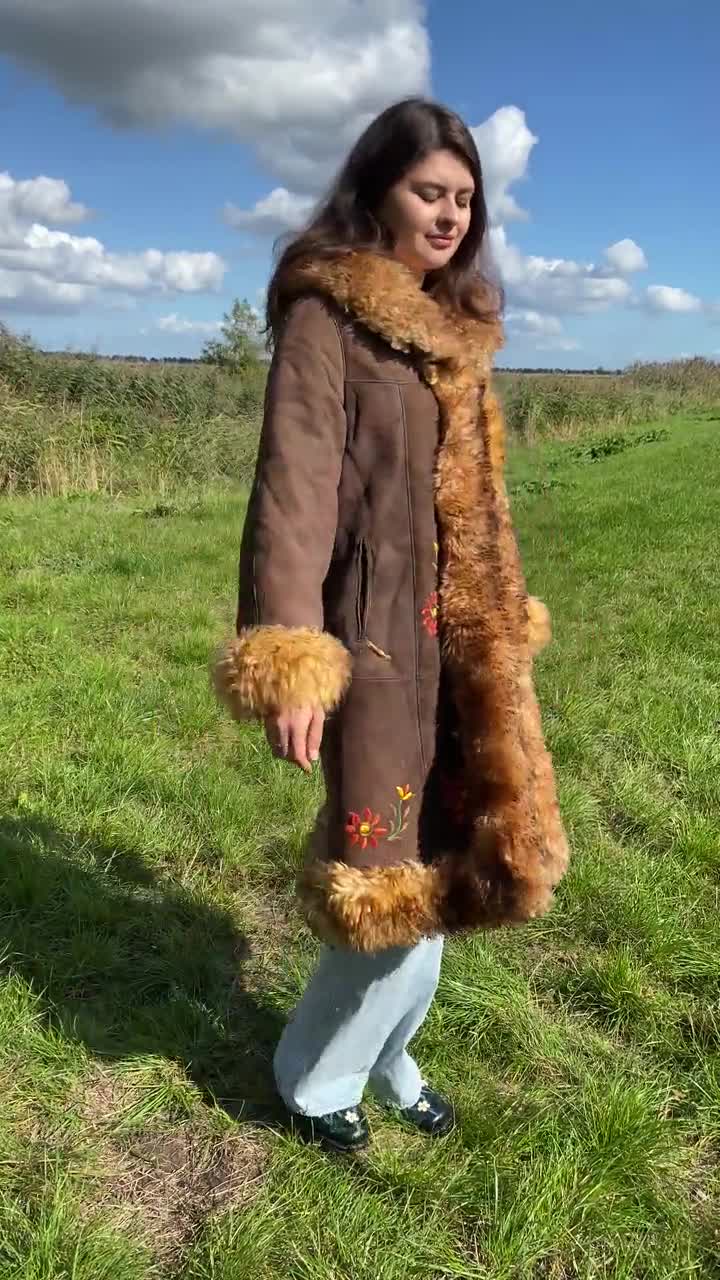 Afghan Sheepskin Coat Mia