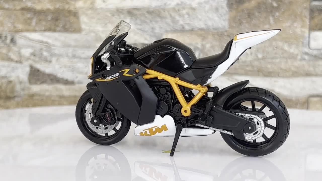 KTM 1190 RC8 R | Scale 1/18 Model Motorcycle | Diecast Collection