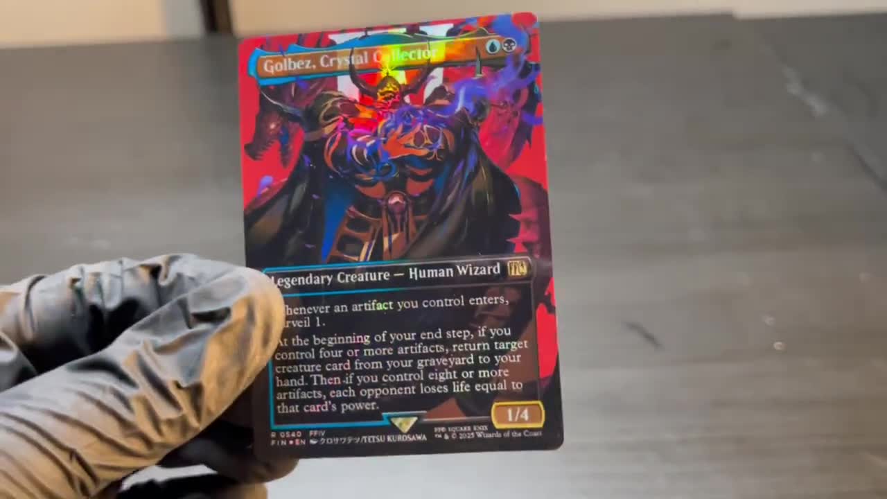 FF x MTG Holo Foil Proxy Card - Golbez, Crystal Collector - Diagonal  Rainbow Holo Foil Proxy Card - Gloss Finish -