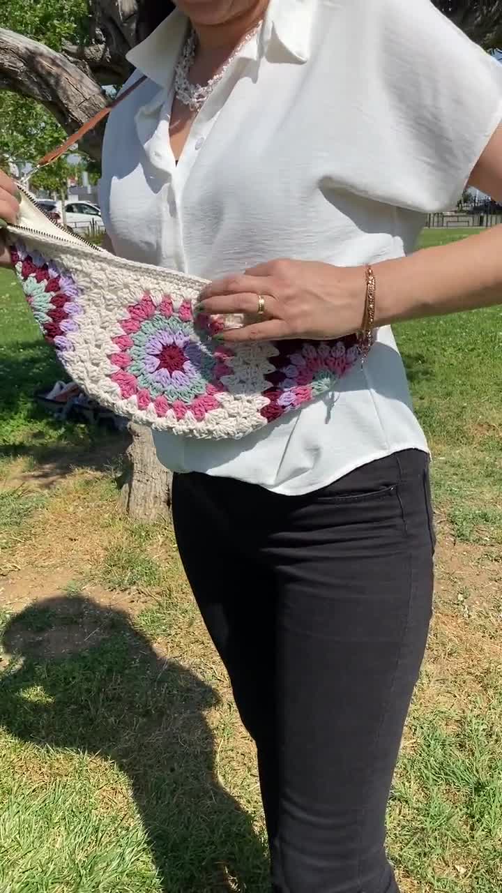 Borsa A Tracolla Donna In Pelle PU - Marsupio Capiente Con Tracolla Regolabile - Foto 5