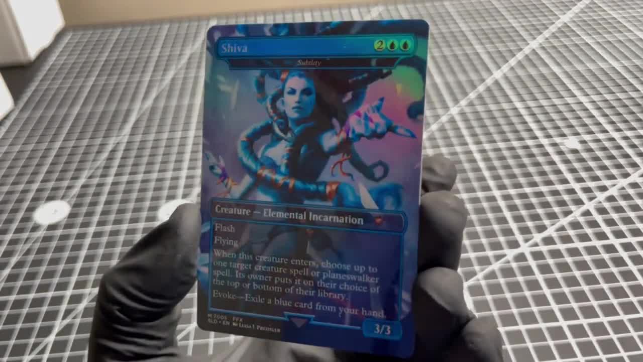 FF X MTG Holo Foil Proxy Card - Shiva (subtlety) - Holo Foil Proxy