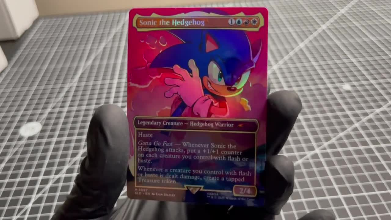 sonic the hedgehog mtg bonus cards MTG
