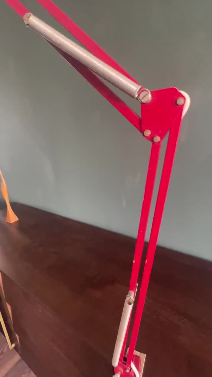 Original Vintage 1970s Architect's Lamp 