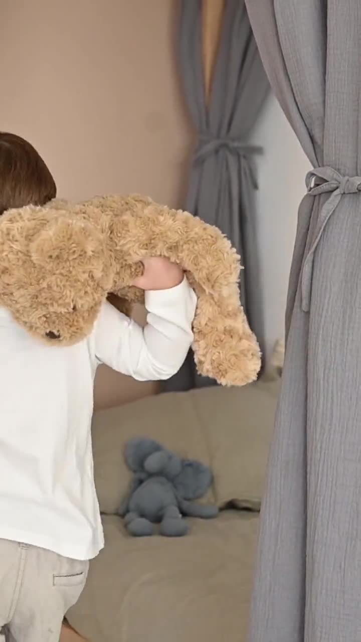 Baldacchino Rosa DELUXE Per Letto, Tende Per Letto Montessori, Letto A Baldacchino, Tende Per Letto A Forma Di Casa, Baldacchino Per Letto Montessori, Tenda A Baldacchino, Zanzariera Per Culla - Italia