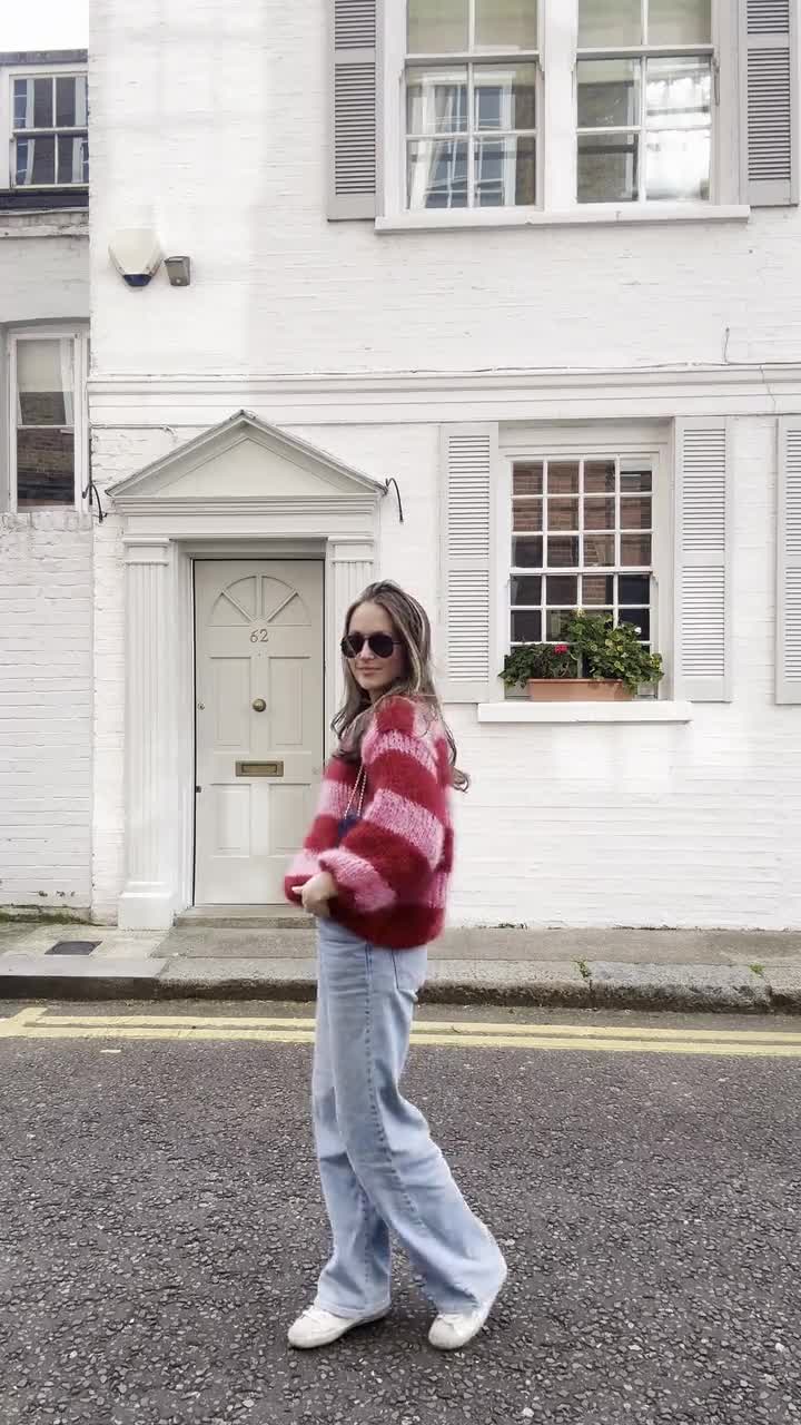 Scandisweater (danish) Strik Opskrift - Enkel Mohairstrik (12 Mm