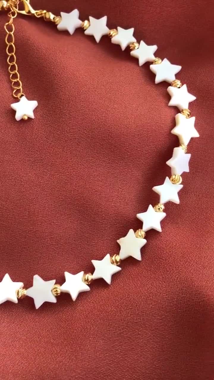 ★関税込★VINTAGE HOLLYWOOD★Star Gemstone n Pearl Necklace ☆関税込☆VINTAGE HOLLYWOOD☆Star Gemstone n Pearl Necklace