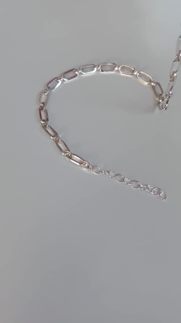 Oval Link Chain 925 Sterling Silver - Etsy