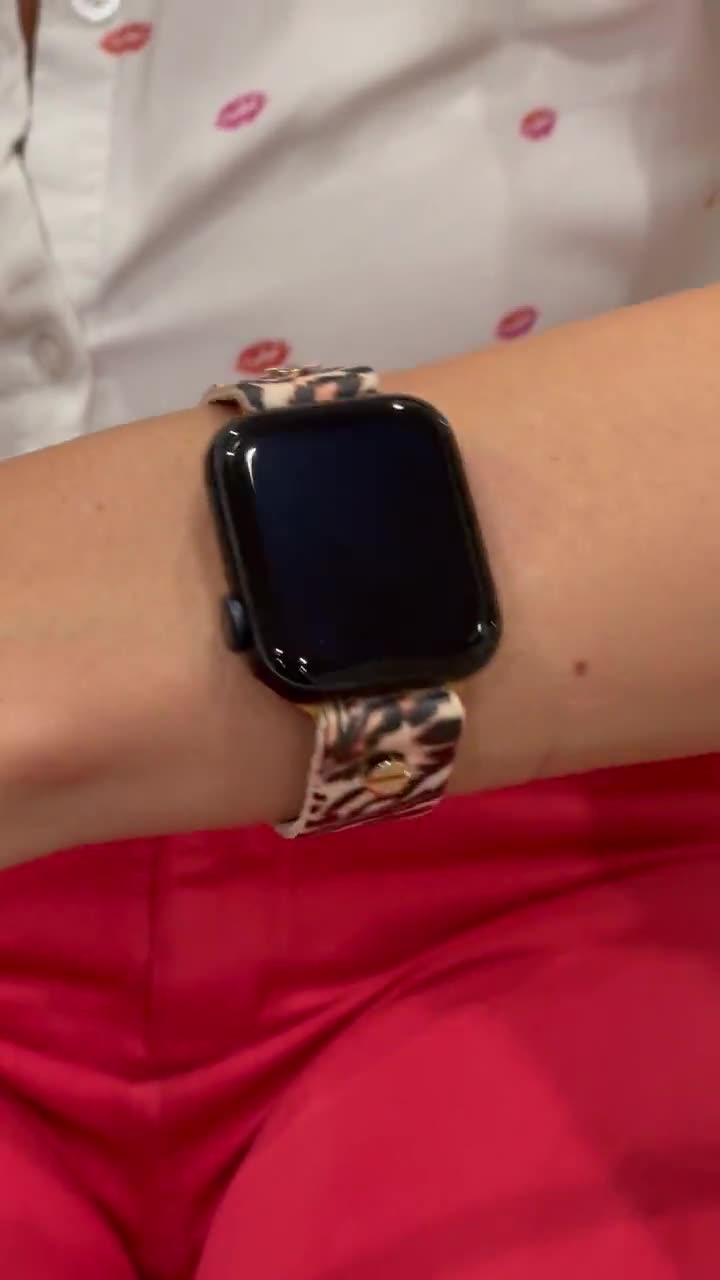 Aquarelle - Bracelet Apple Watch petite taille cuir Made in France -  Band-Band