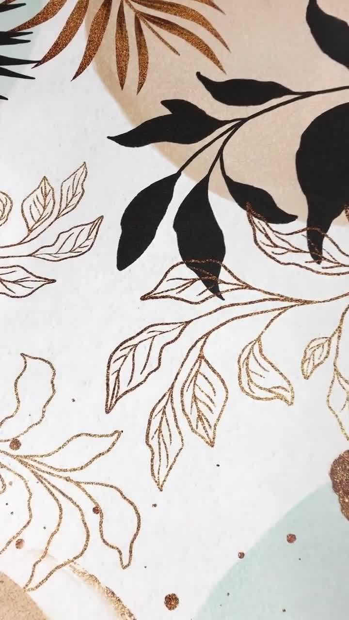 Autumn Leaves Two - Fridge Vinyl Wrap Sticker – FurniWrap