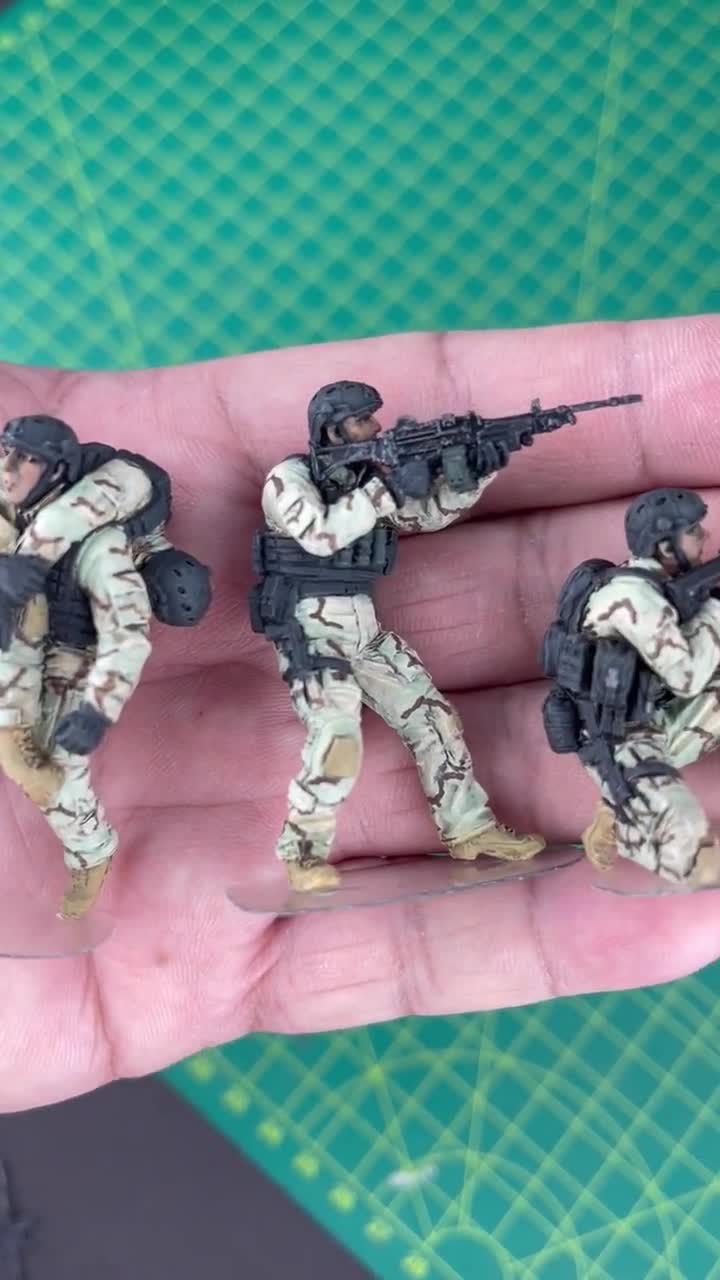 PLAYMOBIL CUSTOM US Delta Force (Mogadiscio) (Somalie-1993