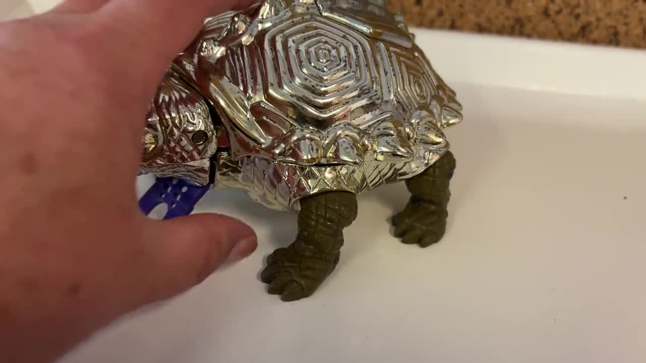 TMNT Metallized Technodrome 1994 | Mini Mutants | Playmates Mirage