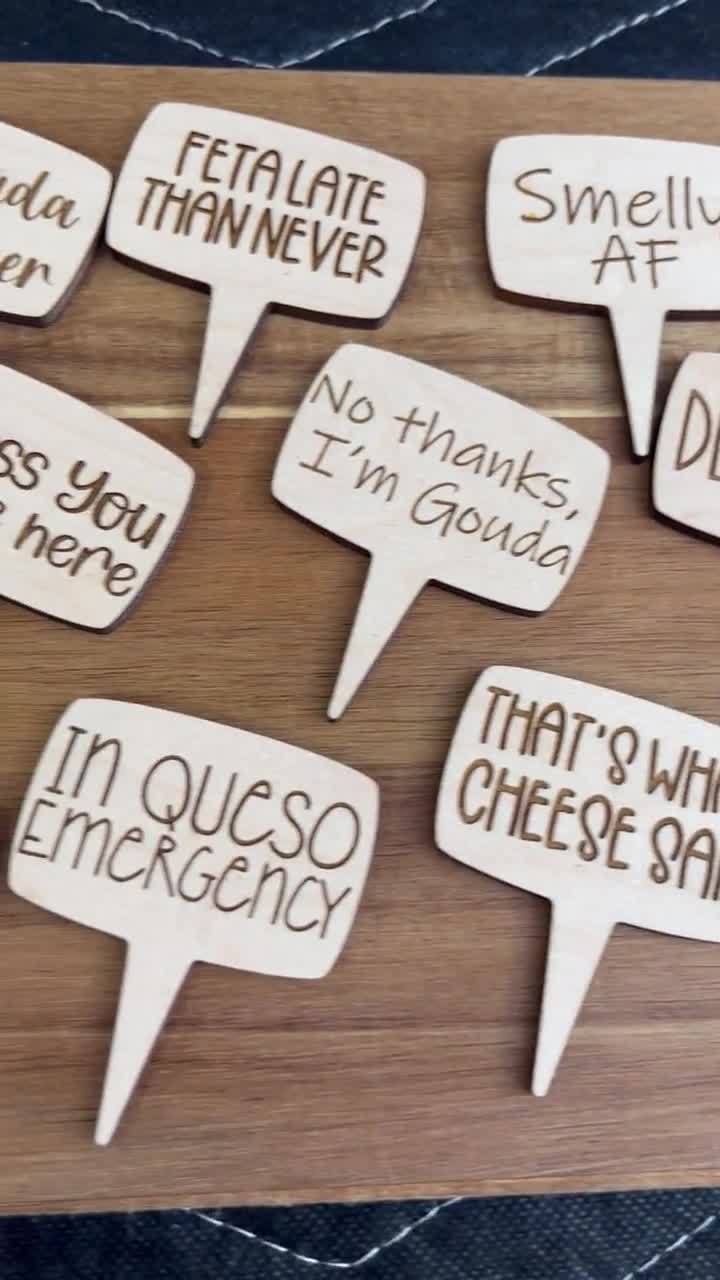 Cheese Markers For Charcuterie Board Set Of 18PCS Slate Cheese