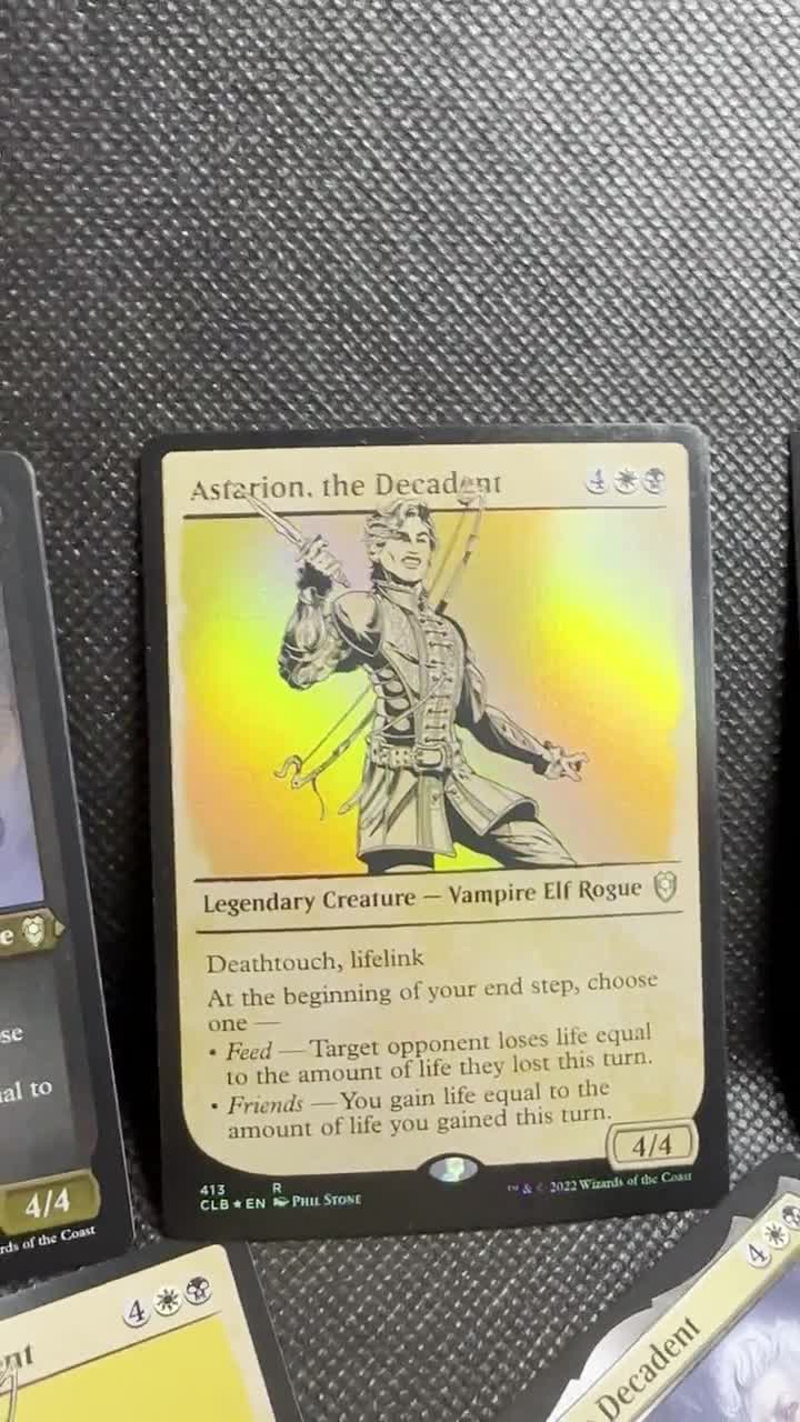 asterion mtg card Amazon.com: MTG Secret Lair: Astarion's Thirst (Foil Edition) : Toys & Games main image 1