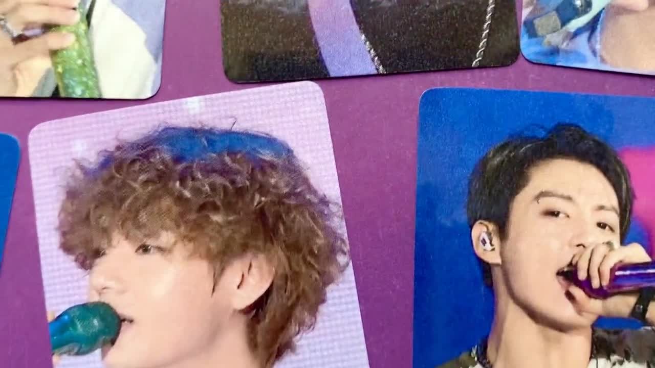 BTS 2021 Muster Sowoozoo Mikrokosmos メタリックフォトカード