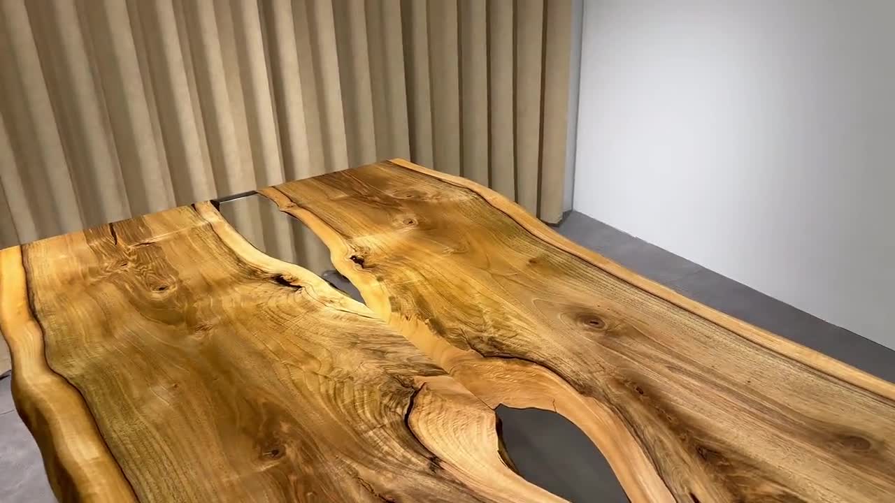 Walnut Epoxy Table, Epoxy Resin Table, Epoxy River Table, Table Top Epoxy,  Resin Table Top, Wood Resin Table, Resin Dining Table, Live Edge 