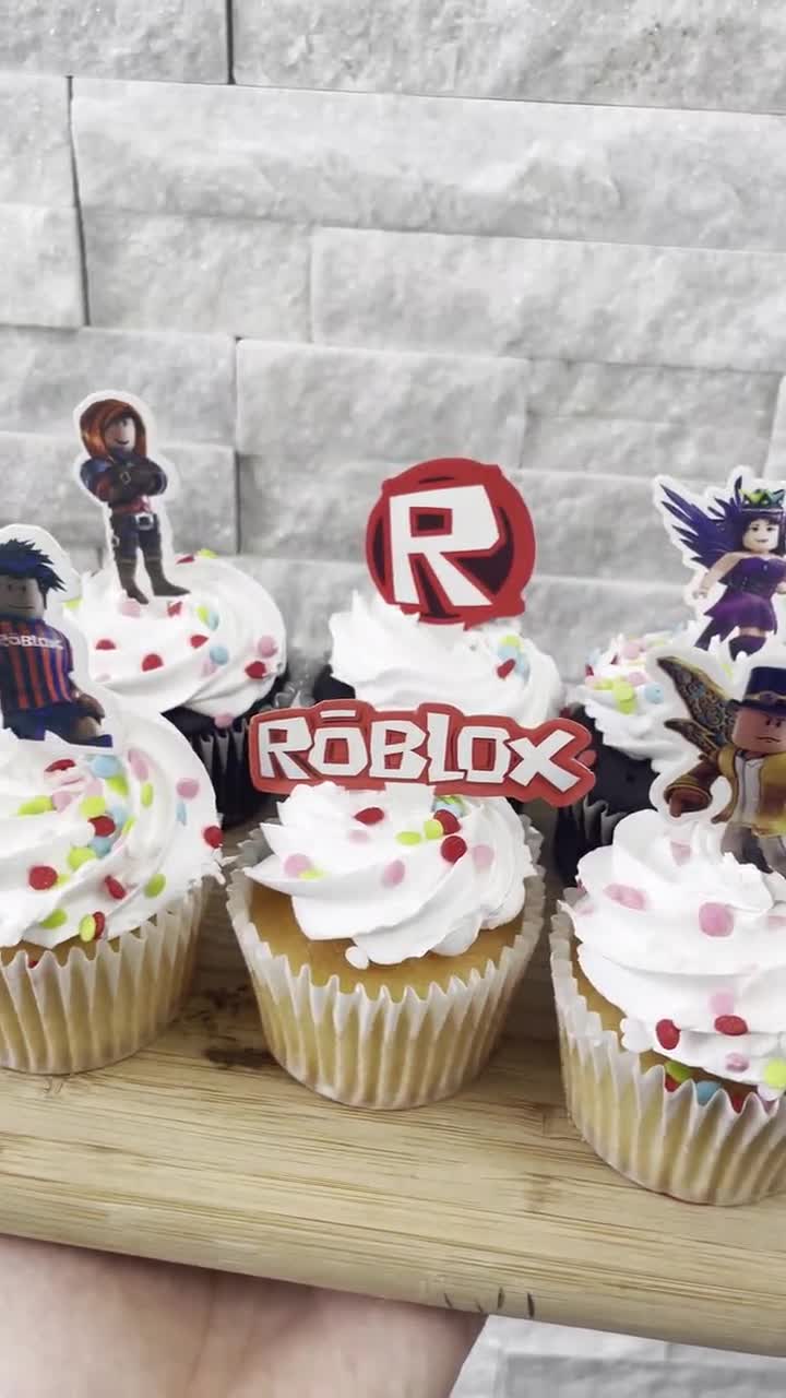 Pin em Cupcake 9th birthday Roblox theme