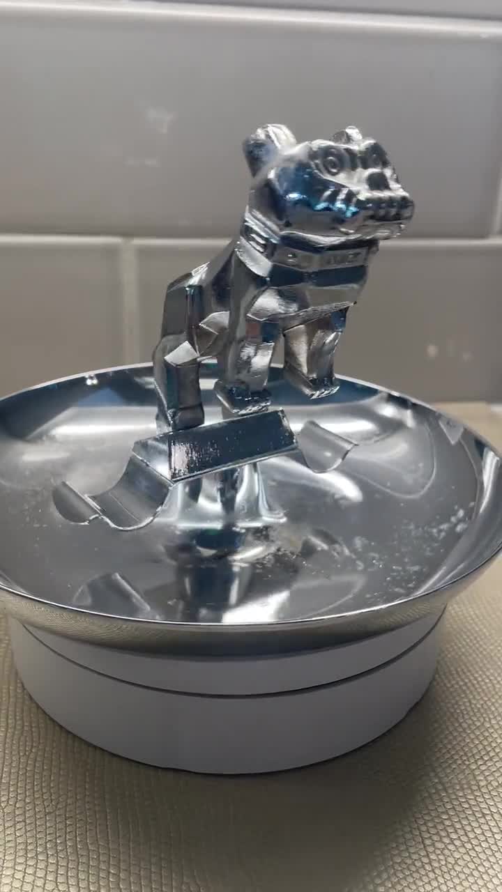 Vintage Mack Truck Bulldog Hood Heavy Ornament Ash Tray