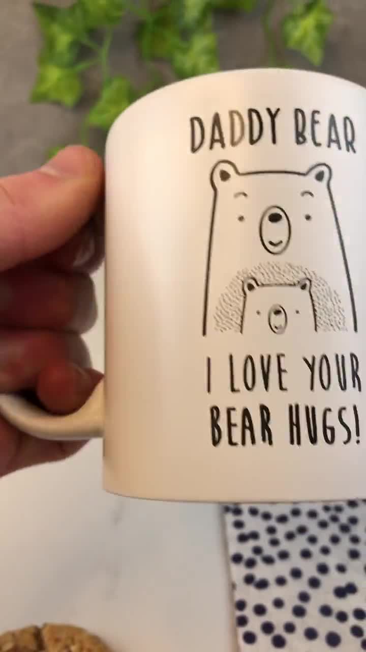 Dada Bear Cute Fathers Day Gift, Father and Son, Papa Bear Mug, Dad and  Daughter Cup, Gift for Daddy, 1st Fathers Day Present, Personalised