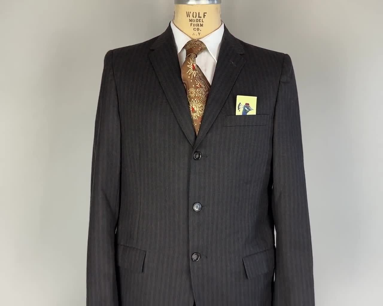 1950s Rockin Rockingham Suit | Vintage 50s Black and Copper
