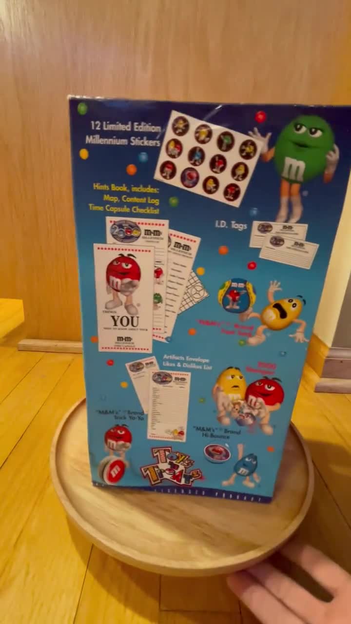 Official Licensed Product M&m's 2000 Time Capsule Kit Limited