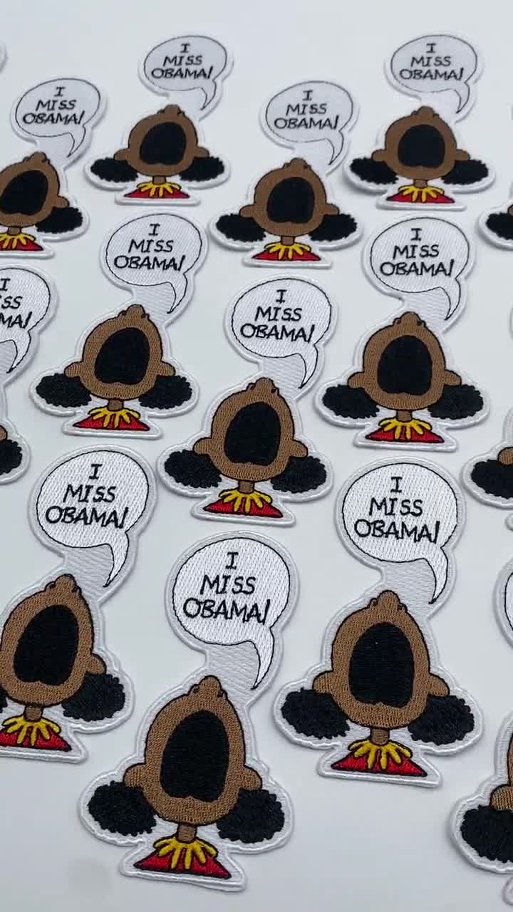 Prideful Patchez, I Miss Obama! , Iron On Patch, Sew On Patch, Embroidered Patch, Great for Jackets, Denim, Hoodies & Bags, Cute Patches video poster