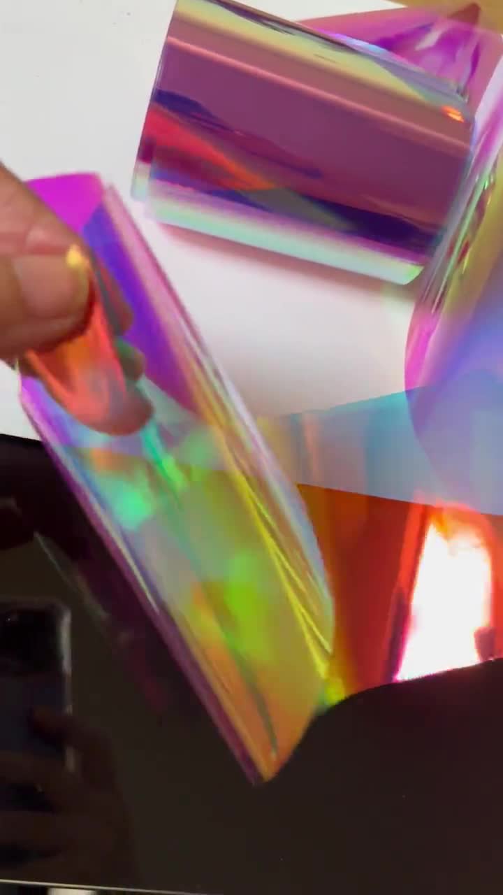 Thick Colorful Opal, Fire Opal Glass Paper Iridescent Dichroic Film  Cellophane Paper Reflective Mirror Design, 10cm Width -  Israel