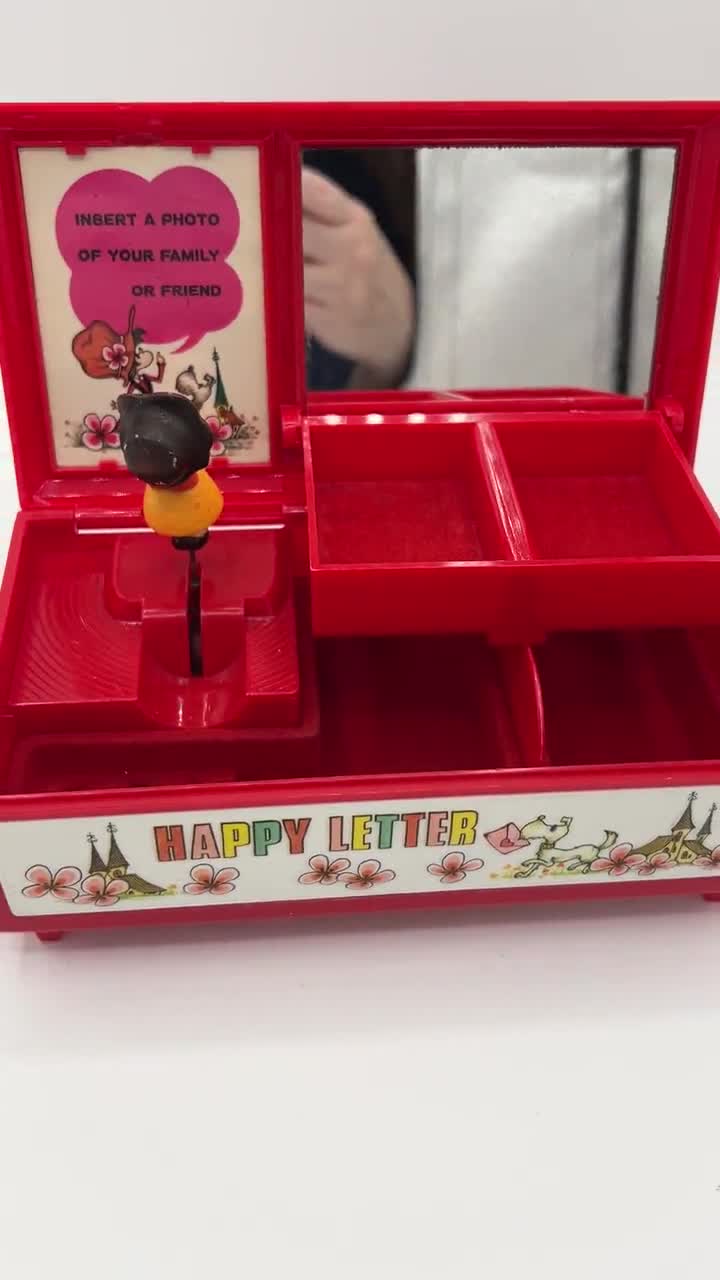 Vintage Jewelry Box Lady Mate Jewelry Box Happy Day Post