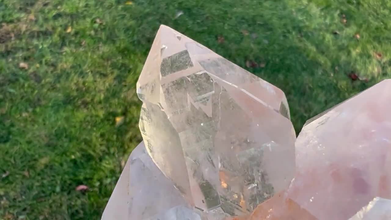 ブラジル産クリアクォーツクラスター、クォーツクリスタルクラスター