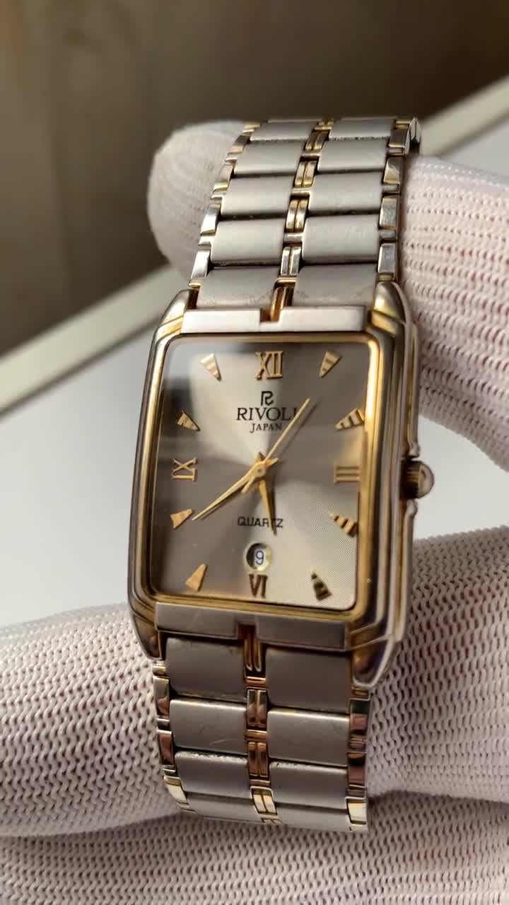 DE RIVOLI腕時計 SEIKO Rivoli Women's Watch Quartz White Dial 2 Tone
