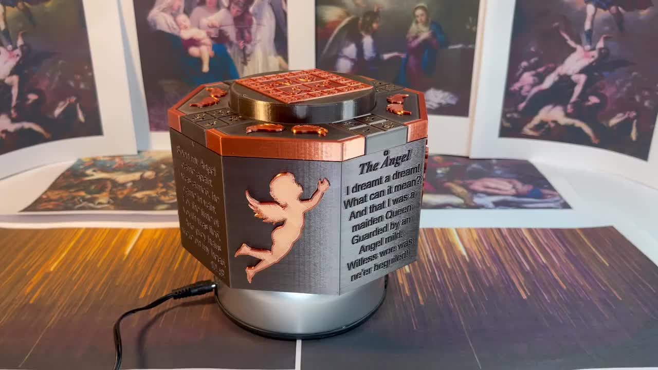 The Angel Puzzle Box - 3D Printed