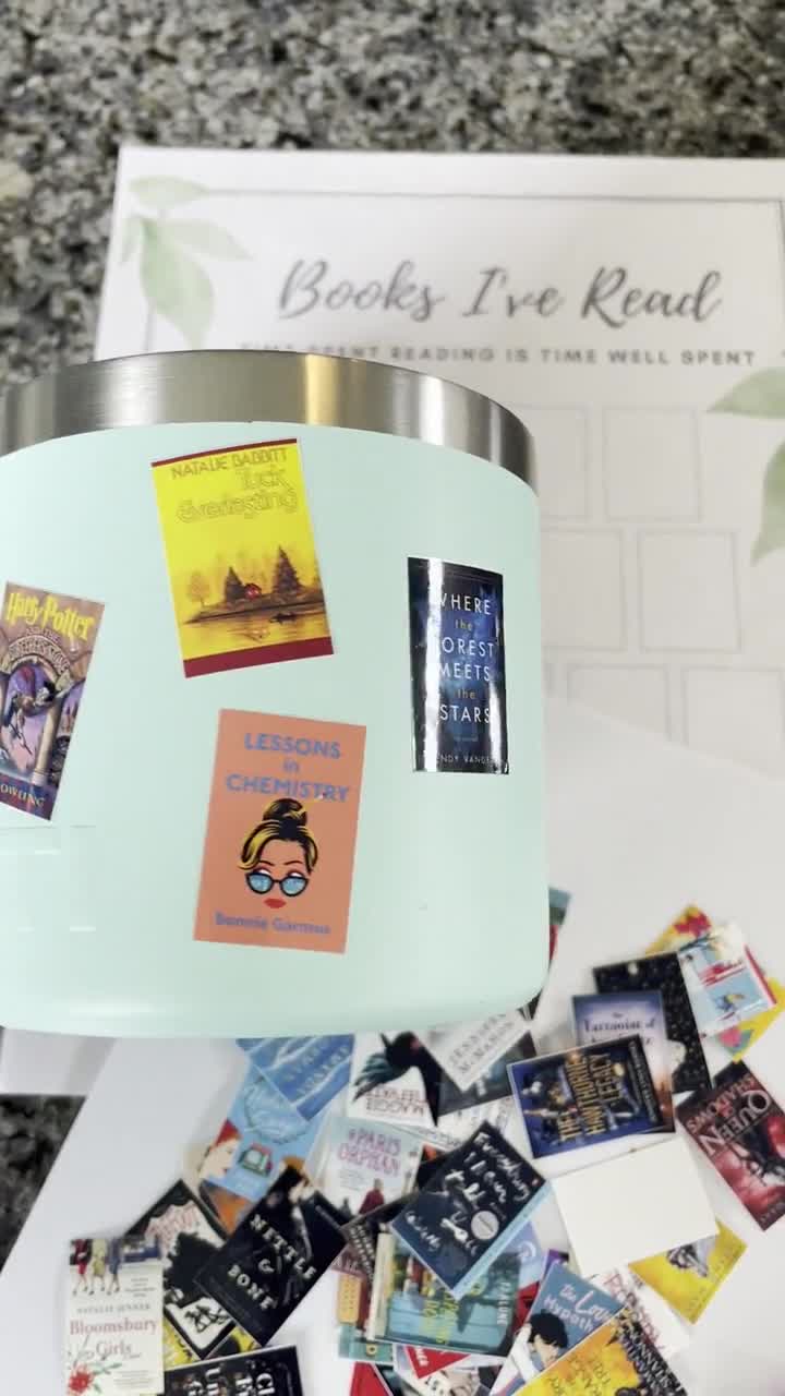 Aangepaste miniboekstickers: waterdicht vinyl, scrapbooking, journaling video poster