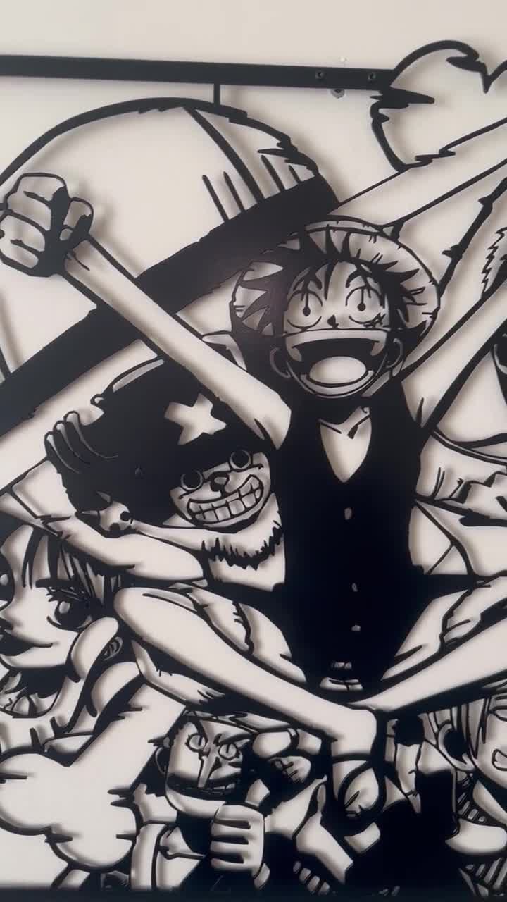 ONE PIECE, One Piece Main Character, Multilayer 3D Wall Art, 8-layer, Anime  Gift , One Piece Comics, One Piece Anime, Luffy 