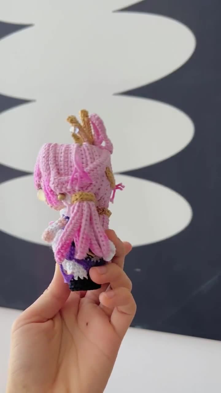 かぎ針編みPDFパターン：「Fu Xuan」ちびあみぐるみ - Etsy 日本