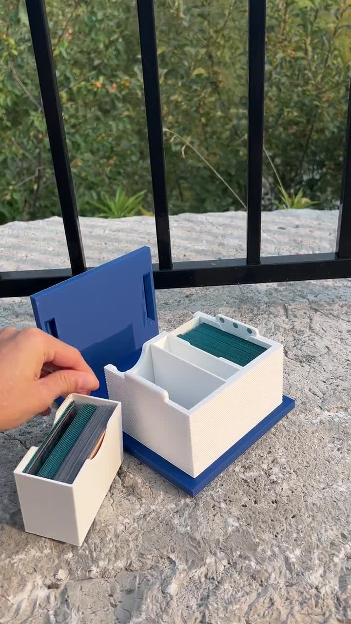 Book of Moon Deck Box & Dice Tray: 3D Printed TCG Card Storage