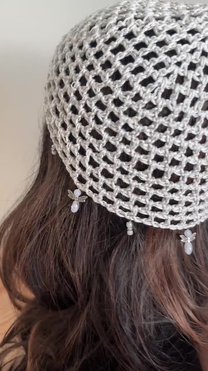 Festival Crochet Hat With Dragonfly Charms: Crochet Skull Cap - Etsy