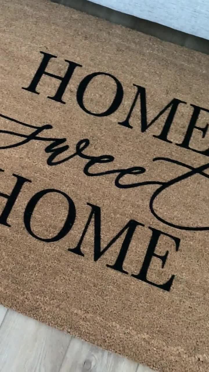 New York Yankees New York Rangers New York Giants Home Sweet Home Doormat -   Worldwide Shipping