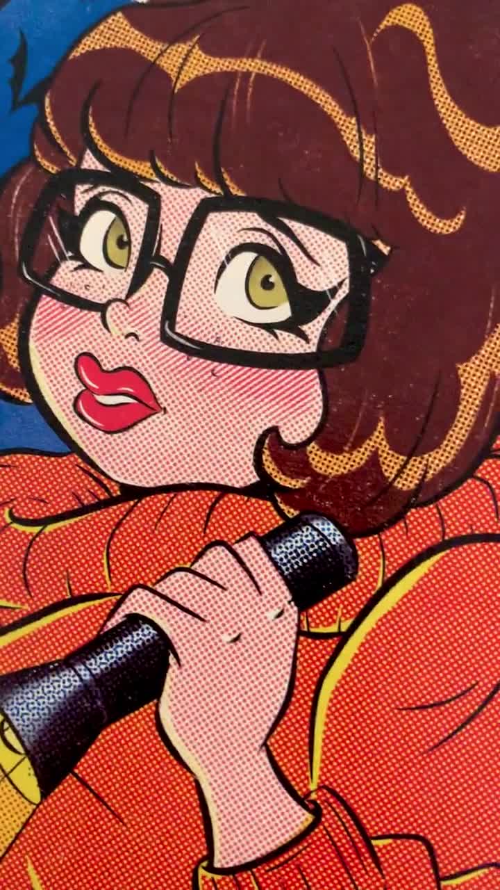 Portrait of Velma Dinkley Greeting Card