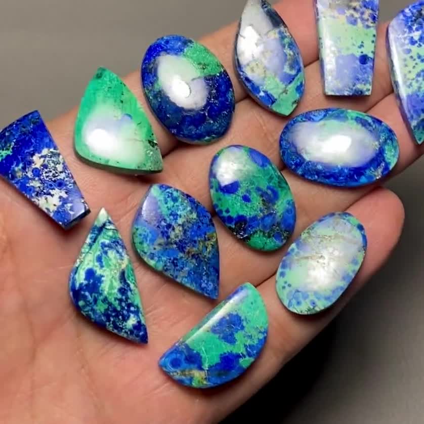 Bluebird Malachite Azurite A One Quality 100% Natural Bluebird