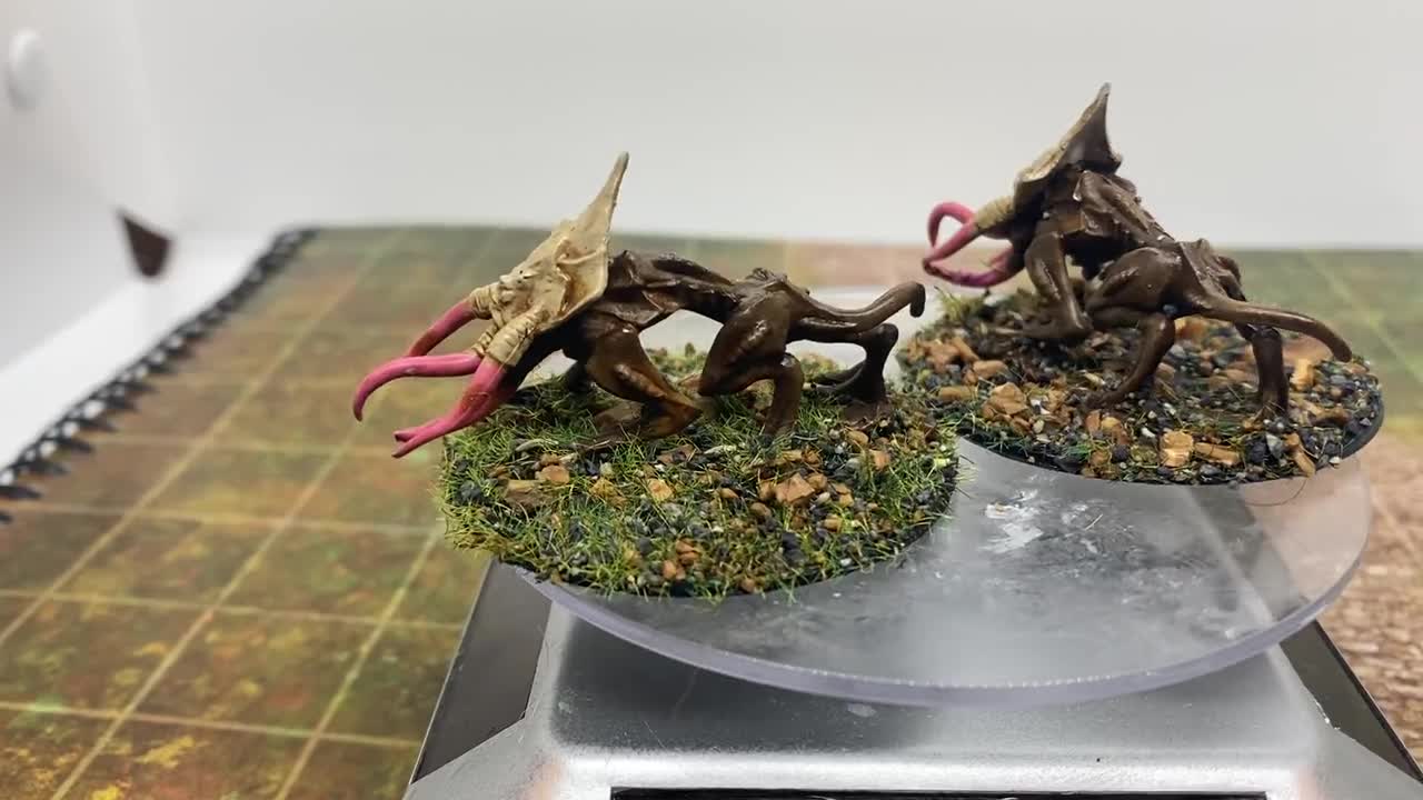 Hand-painted Metal Hound of Tindalos Miniature - D&D, Pathfinder
