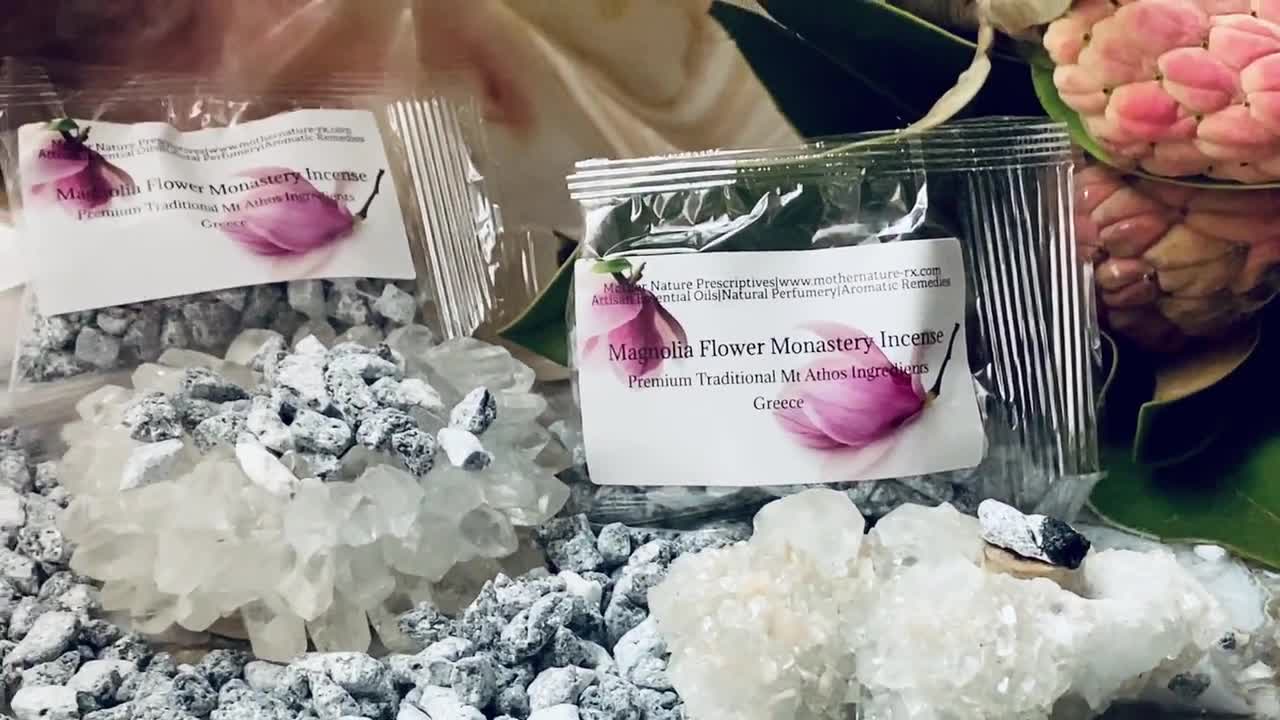 Magnolia Flower Monastery Incense Premium Handmade Frankincense